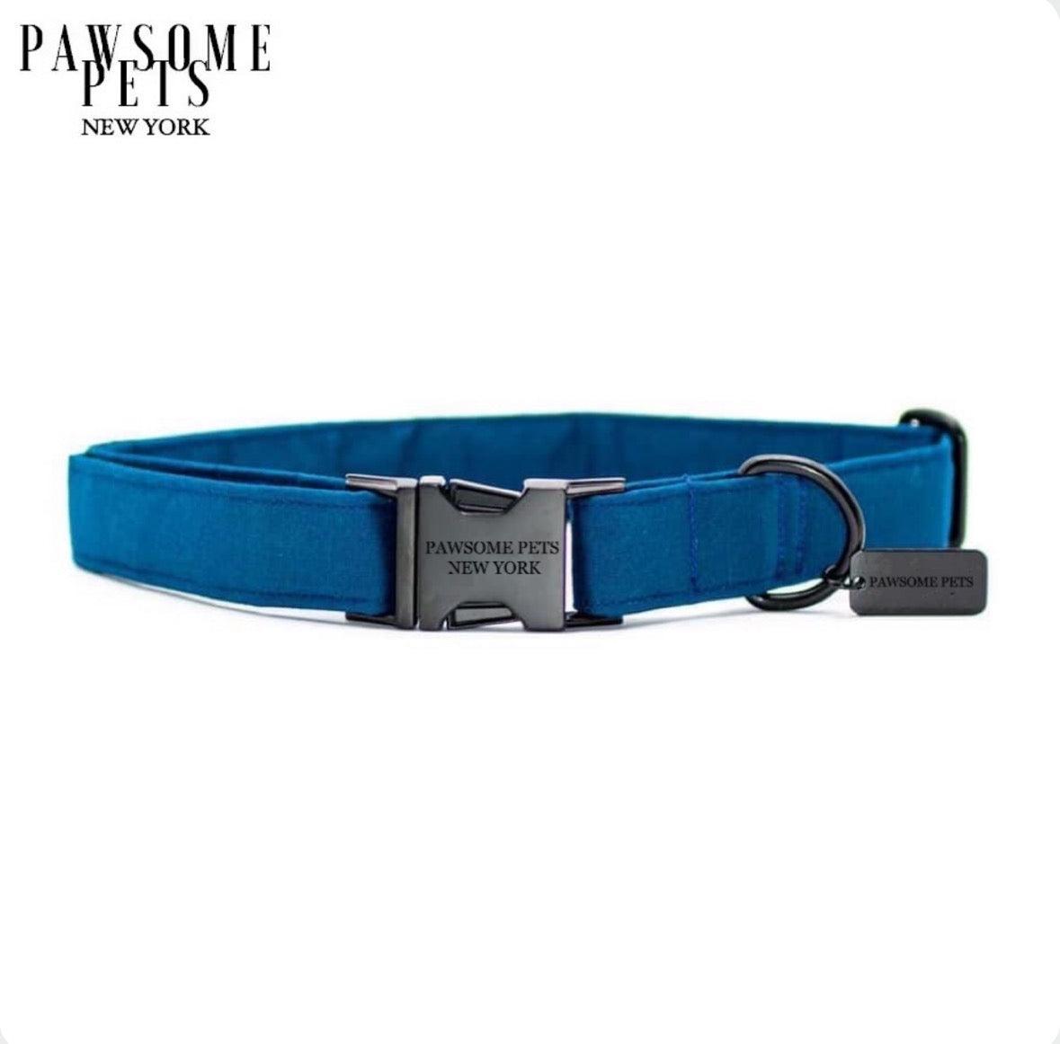 Blue Velvet Diva Collar