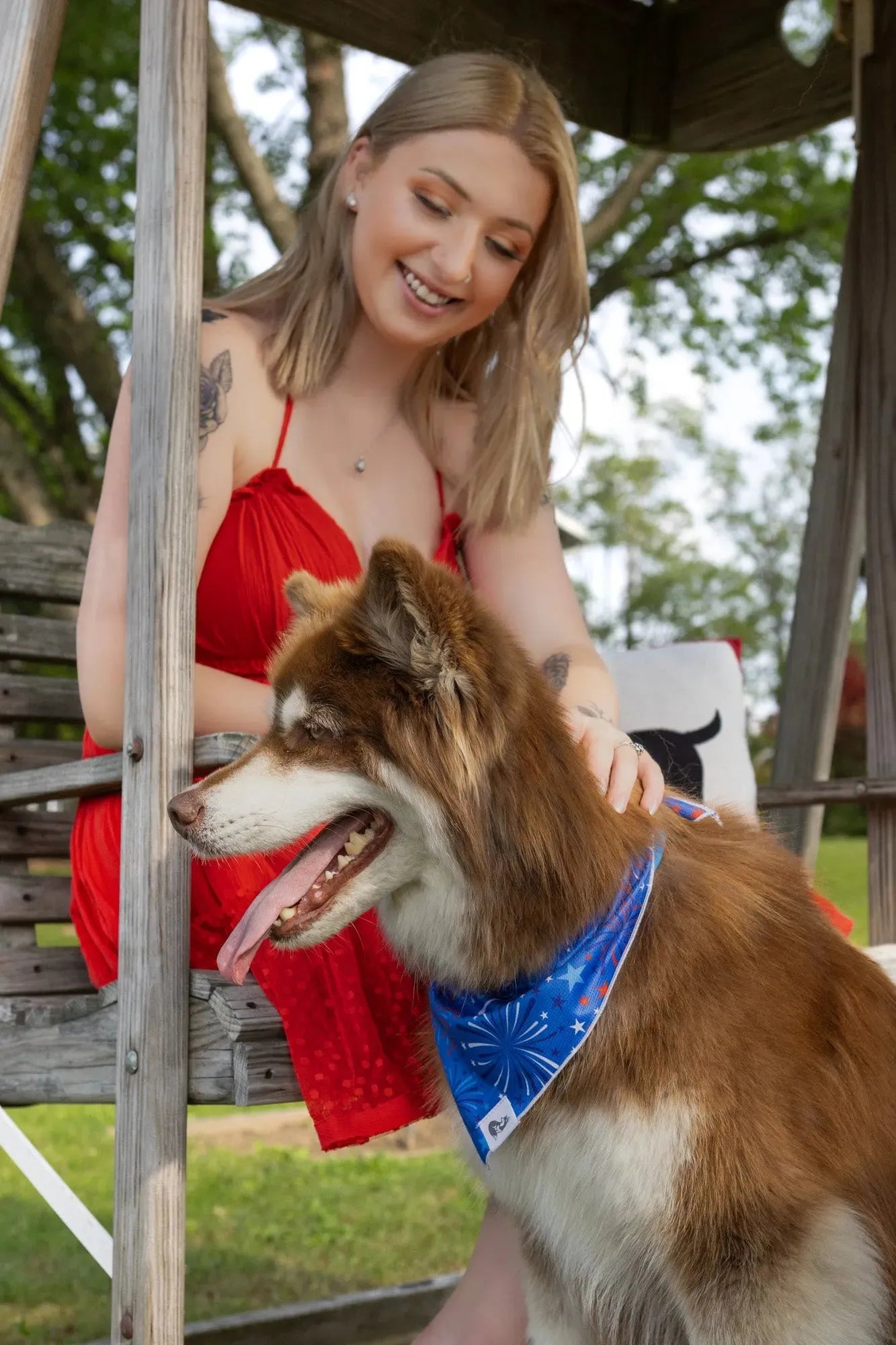 The Rodeo Drive Patriot Bandana