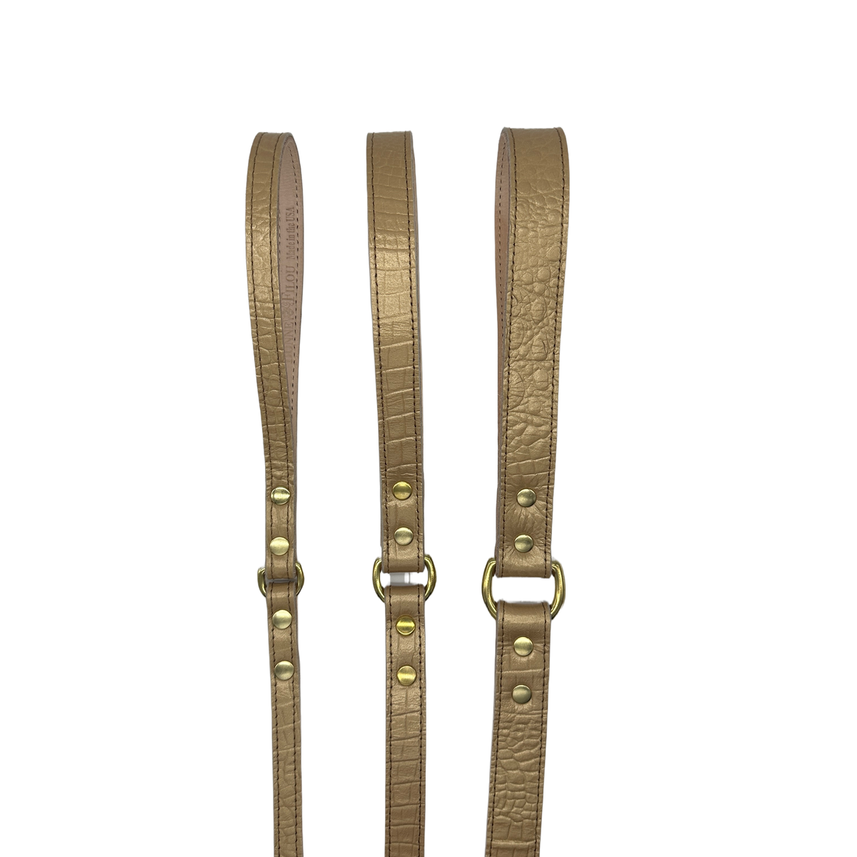 Croc Leather Dog Leashes