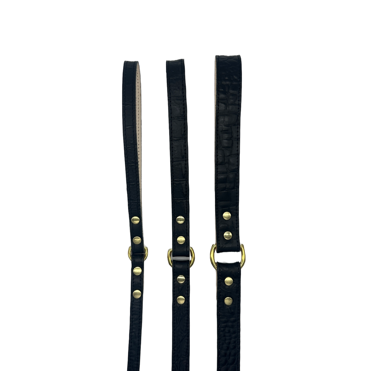 Croc Leather Dog Leashes