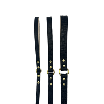 Croc Leather Dog Leashes