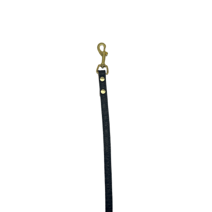 Croc Leather Dog Leashes