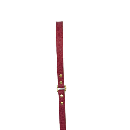 Croc Leather Dog Leashes