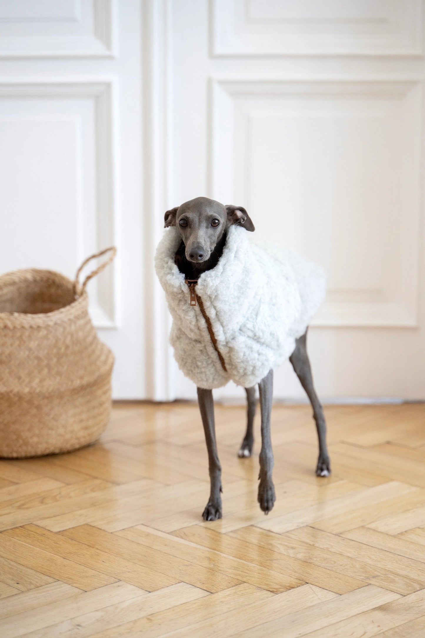 The Soho Woolen Vest - Light Grey