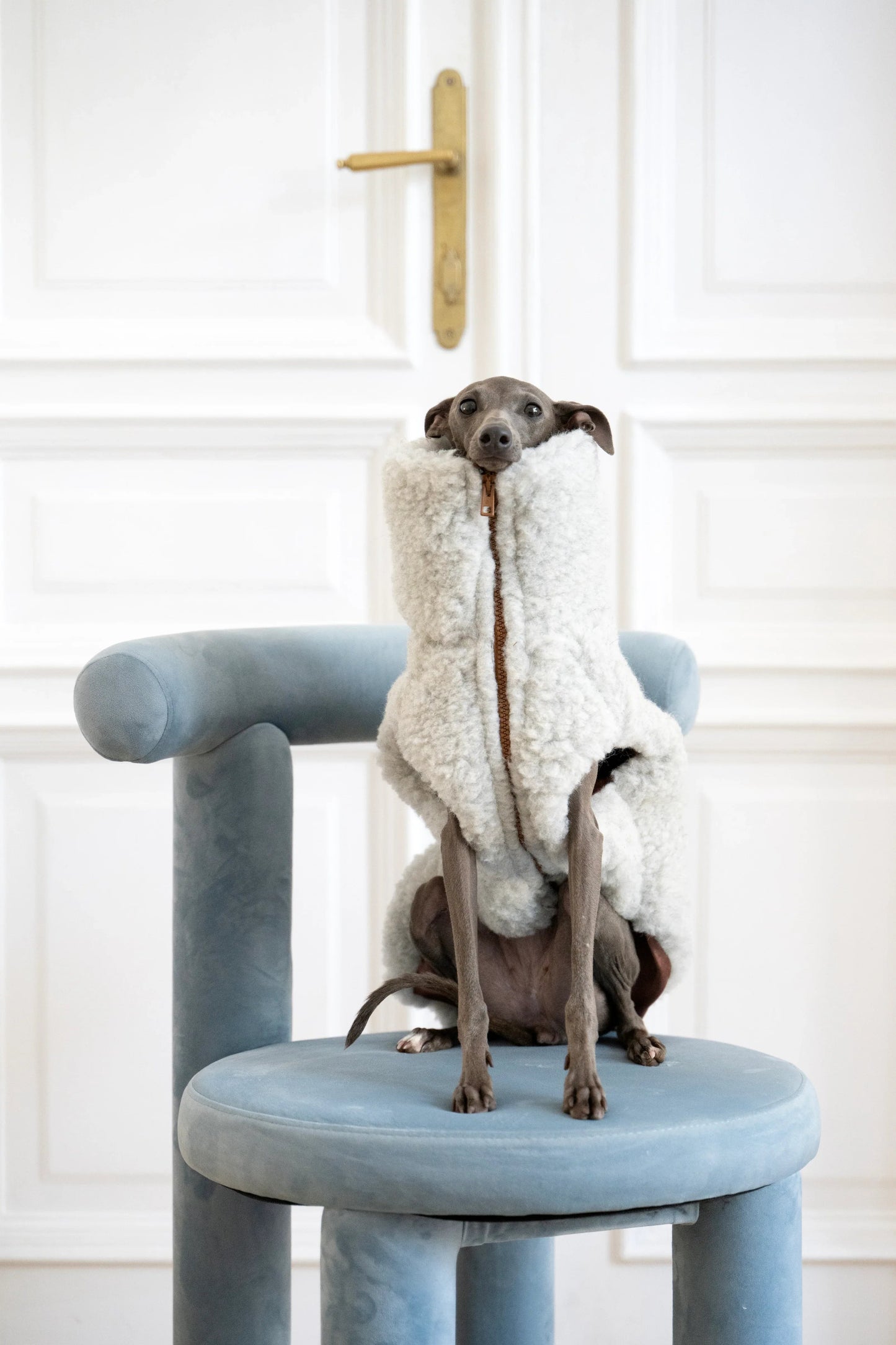 The Soho Woolen Vest - Light Grey
